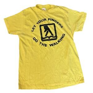 Vintage 1980s Sport-T Stedman Let Your Fingers Do The Walking Shirt